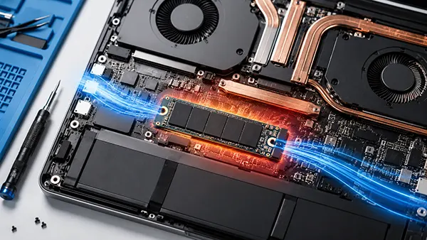 Ψύξη SSD φορητού υπολογιστή